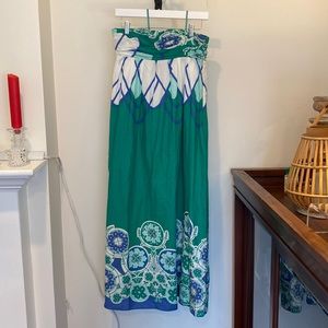 Anthropologie - strapless maxi dress - size 4